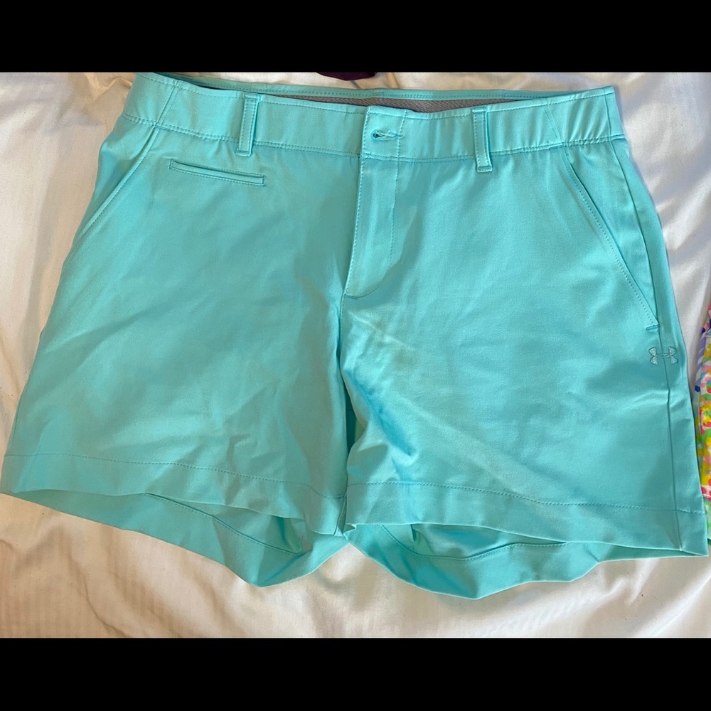 Under Armour fitted shorts.